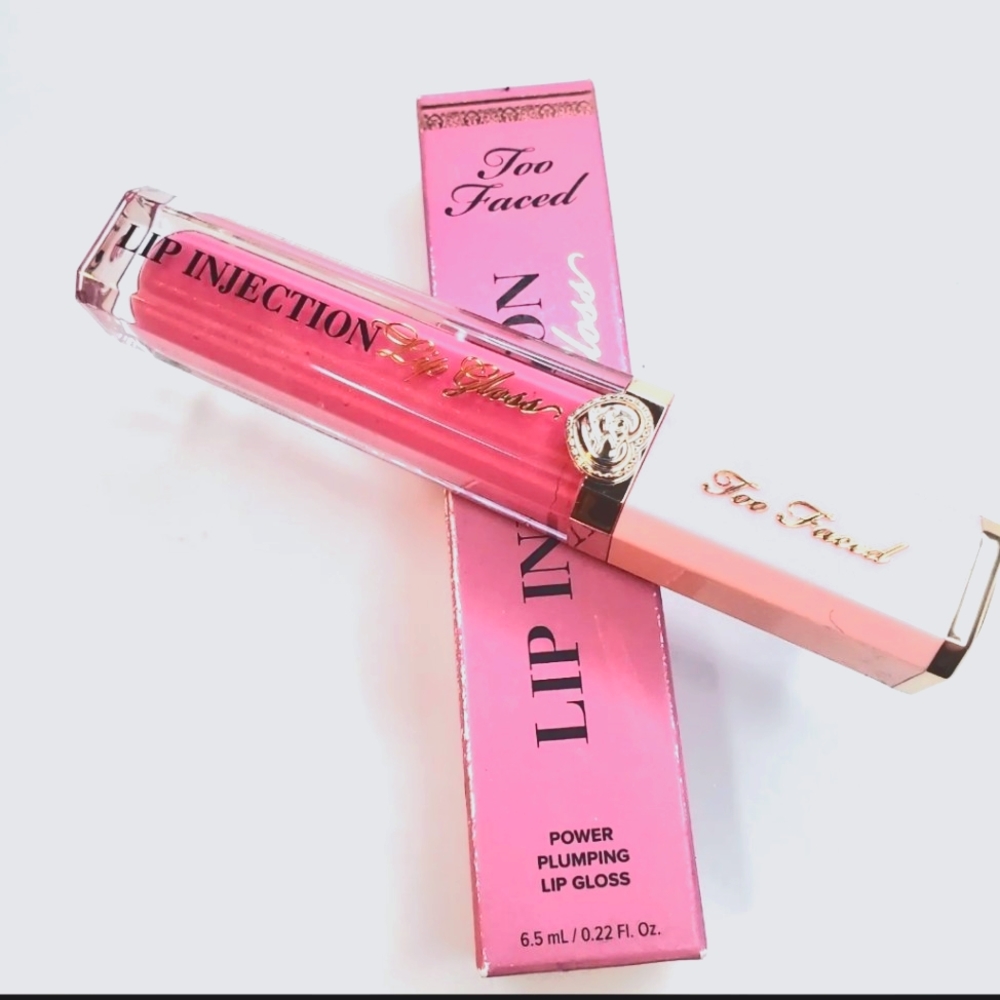 Too Faced Lip Injection Power Plumping Lip Gloss - Just Friends- .22oz Authentic